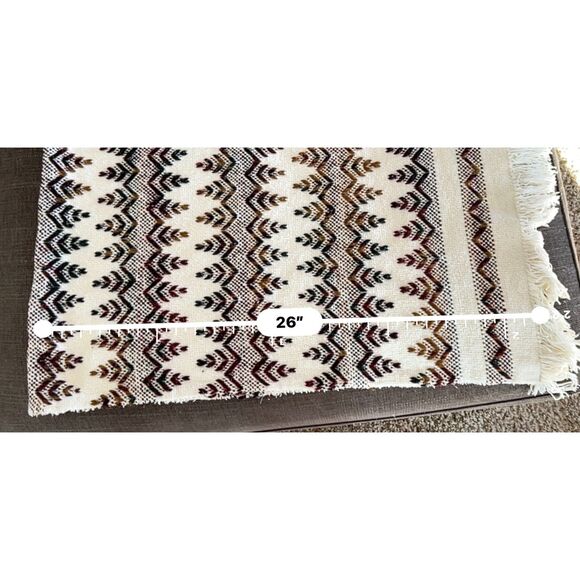 Vintage Swedish Weave Blanket/throw 45"x 52" - Picture 4 of 7